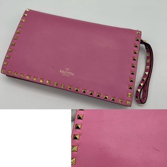 Authentic Valentino Garavani rockstud clutch - Picture 5 of 17